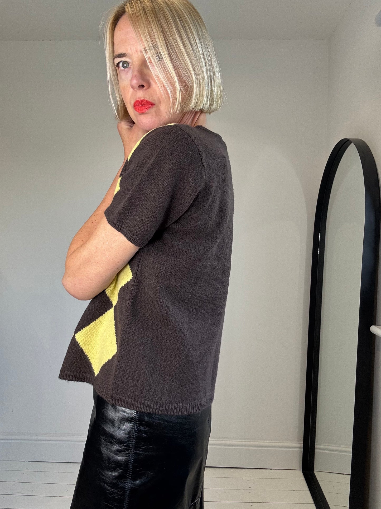 NEW VINTAGE Argyle knit