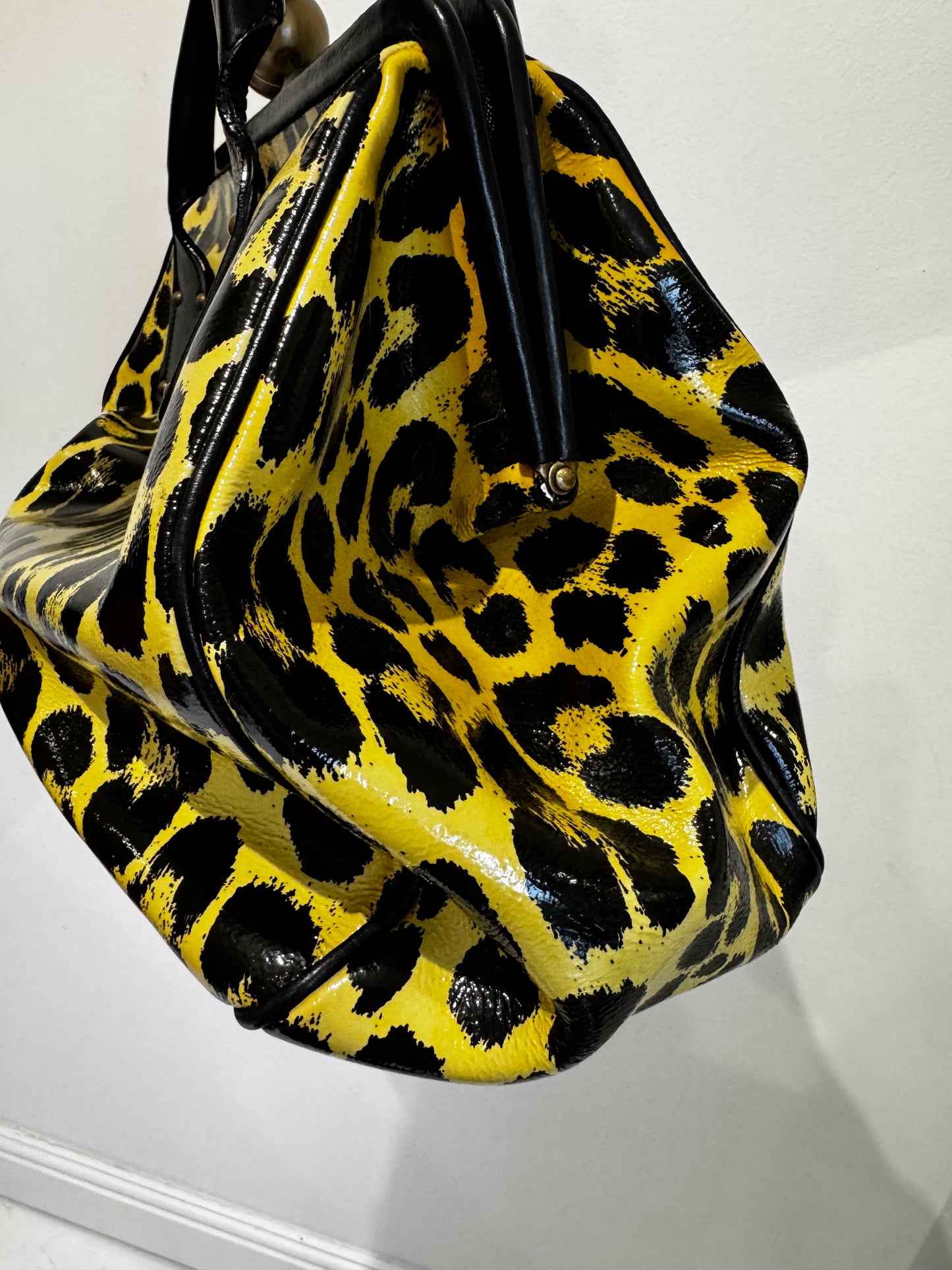 JOSEPH leopard frame bag
