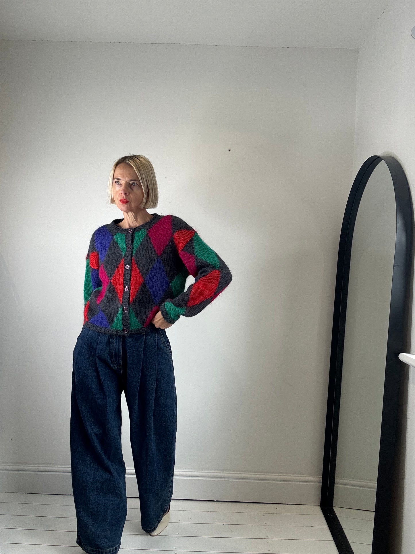 VIINTAGE diamond cardigan