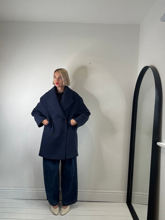 Navy db peacoat