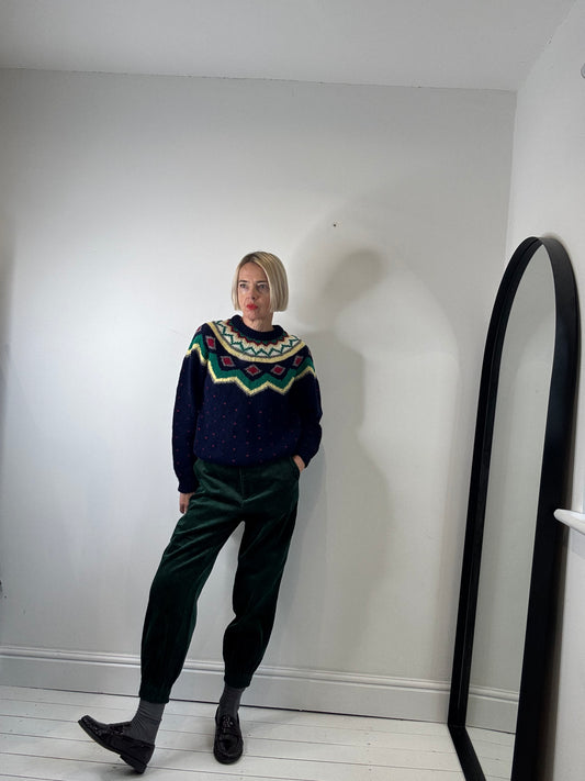 VINTAGE Fair Isle jumper