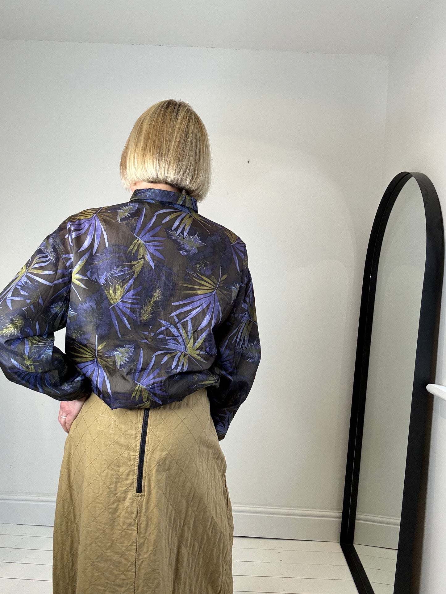 VINTAGE print windbreaker