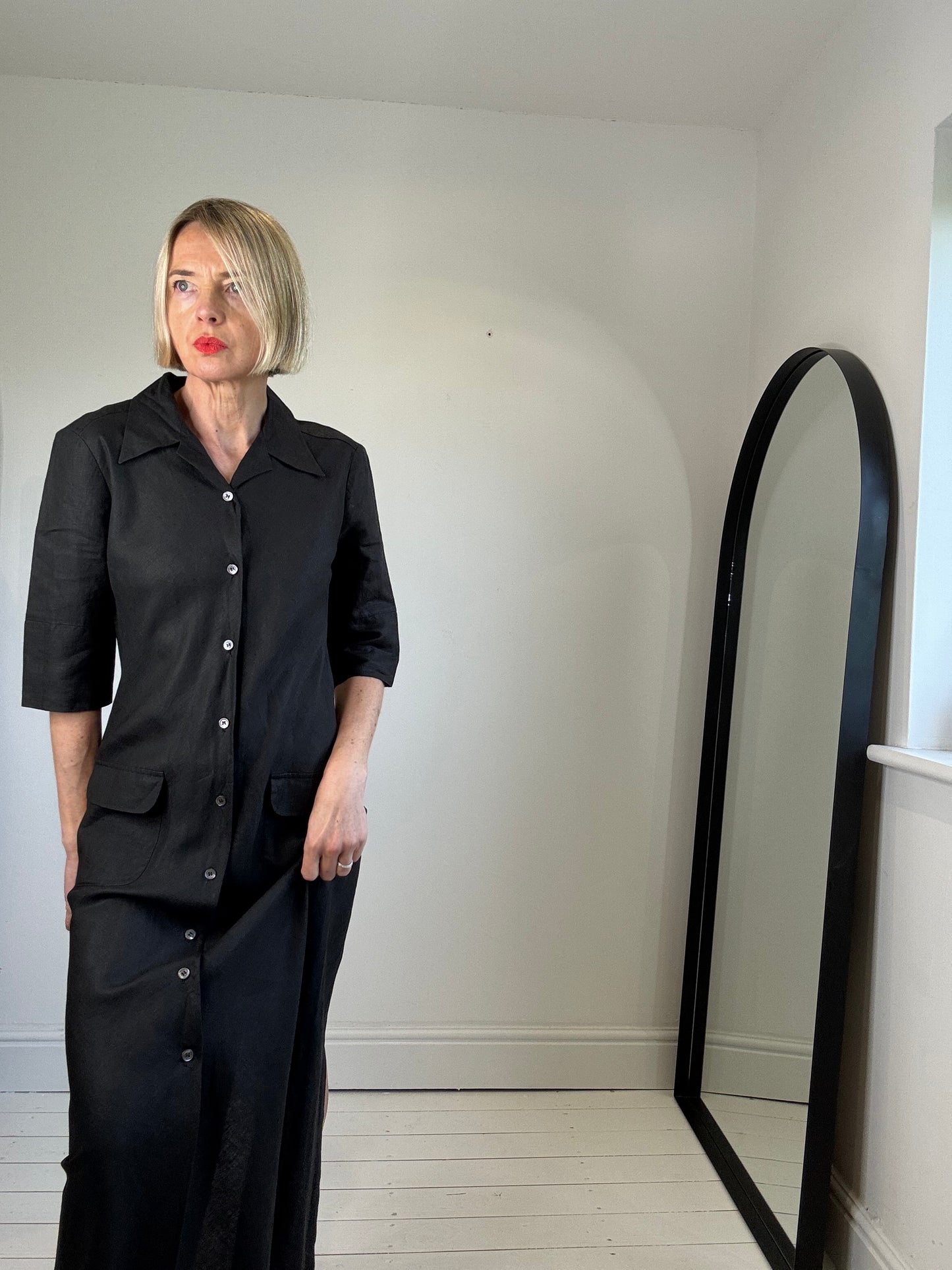VINTAGE Nicole Farhi linen dress