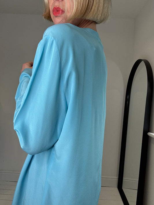 VINTAGE Silk tunic top