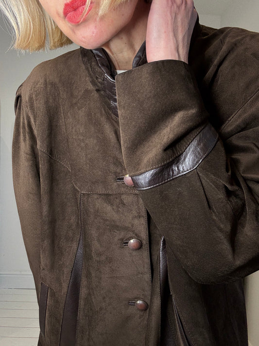VINTAGE Suede & Leather jacket