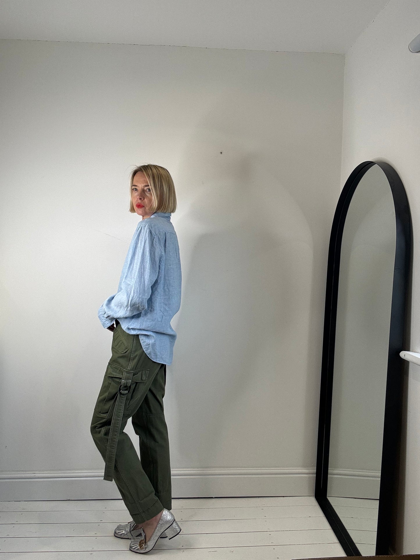 Linen chambray shirt