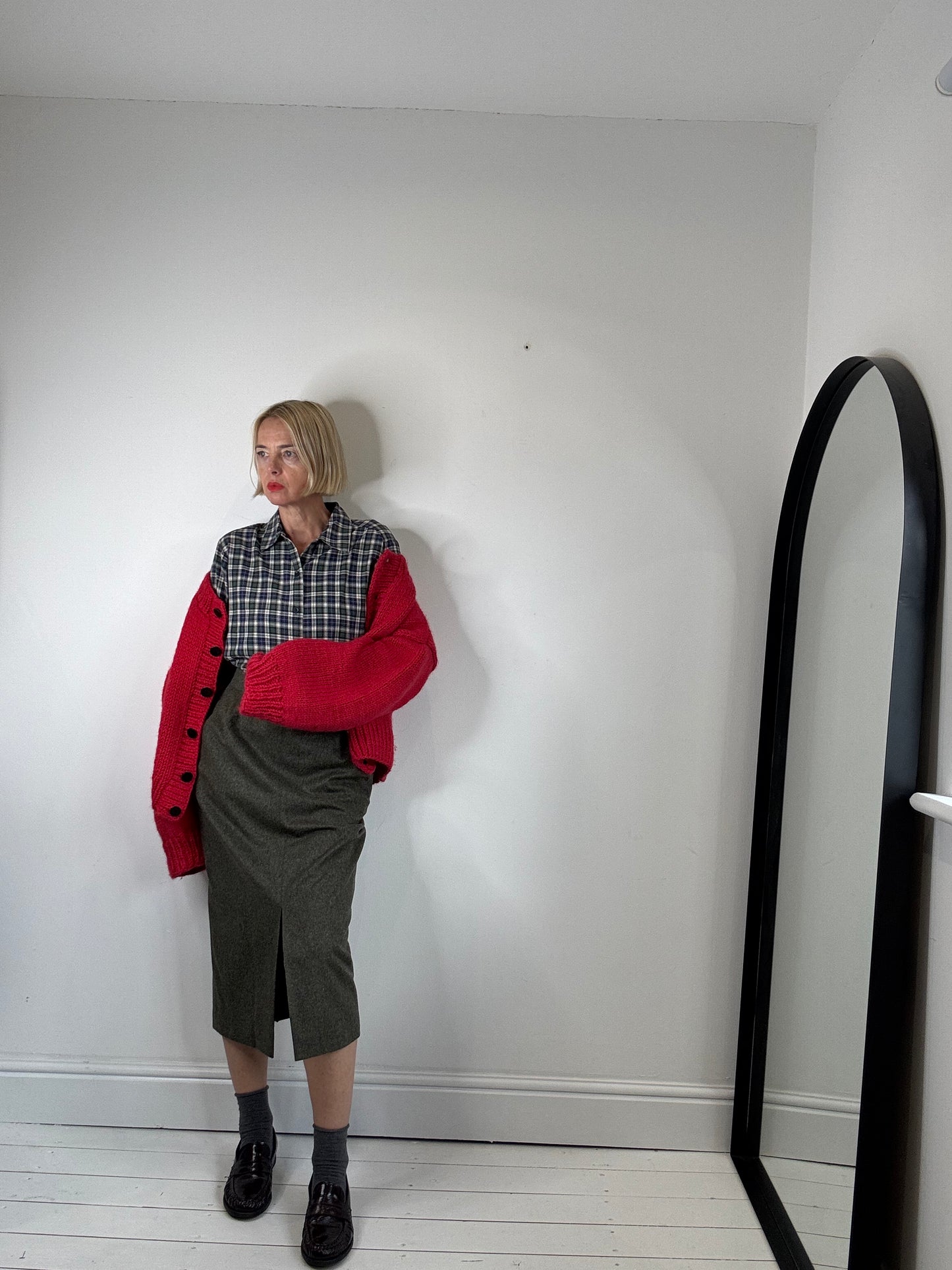 Hand knitted cardigan