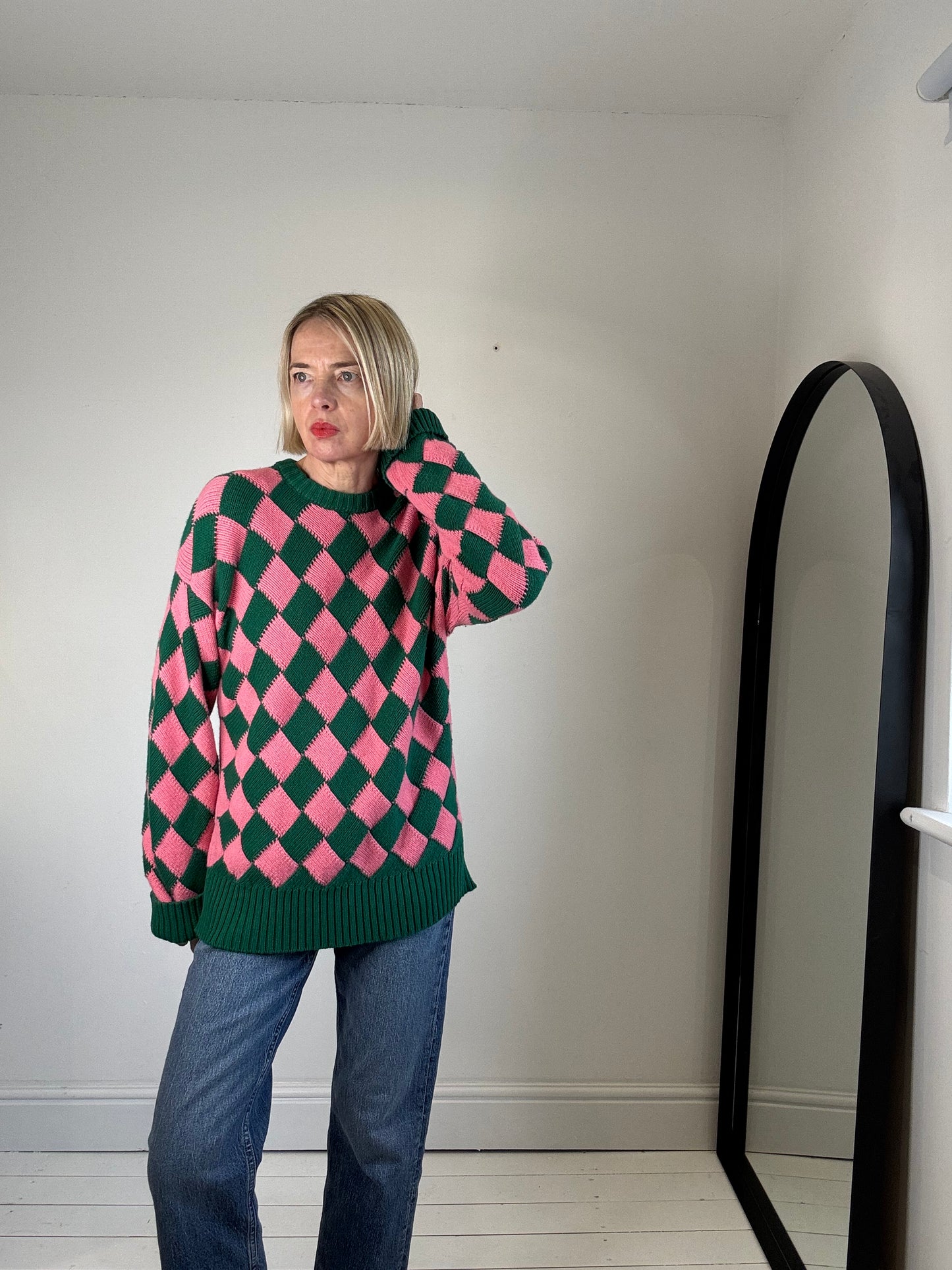 AMI AMALIA Harlequin knit