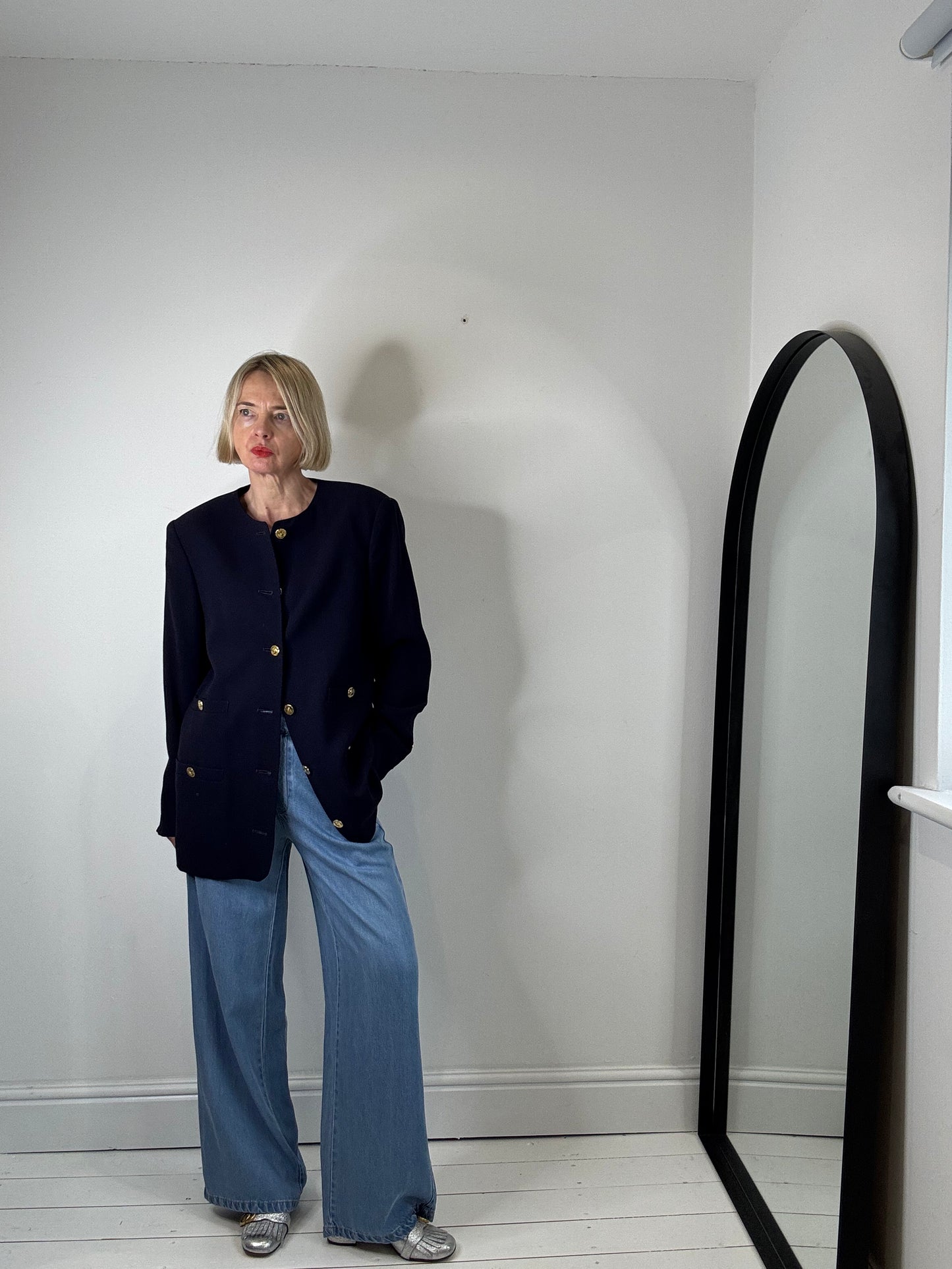 VINTAGE Jaeger crepe jacket