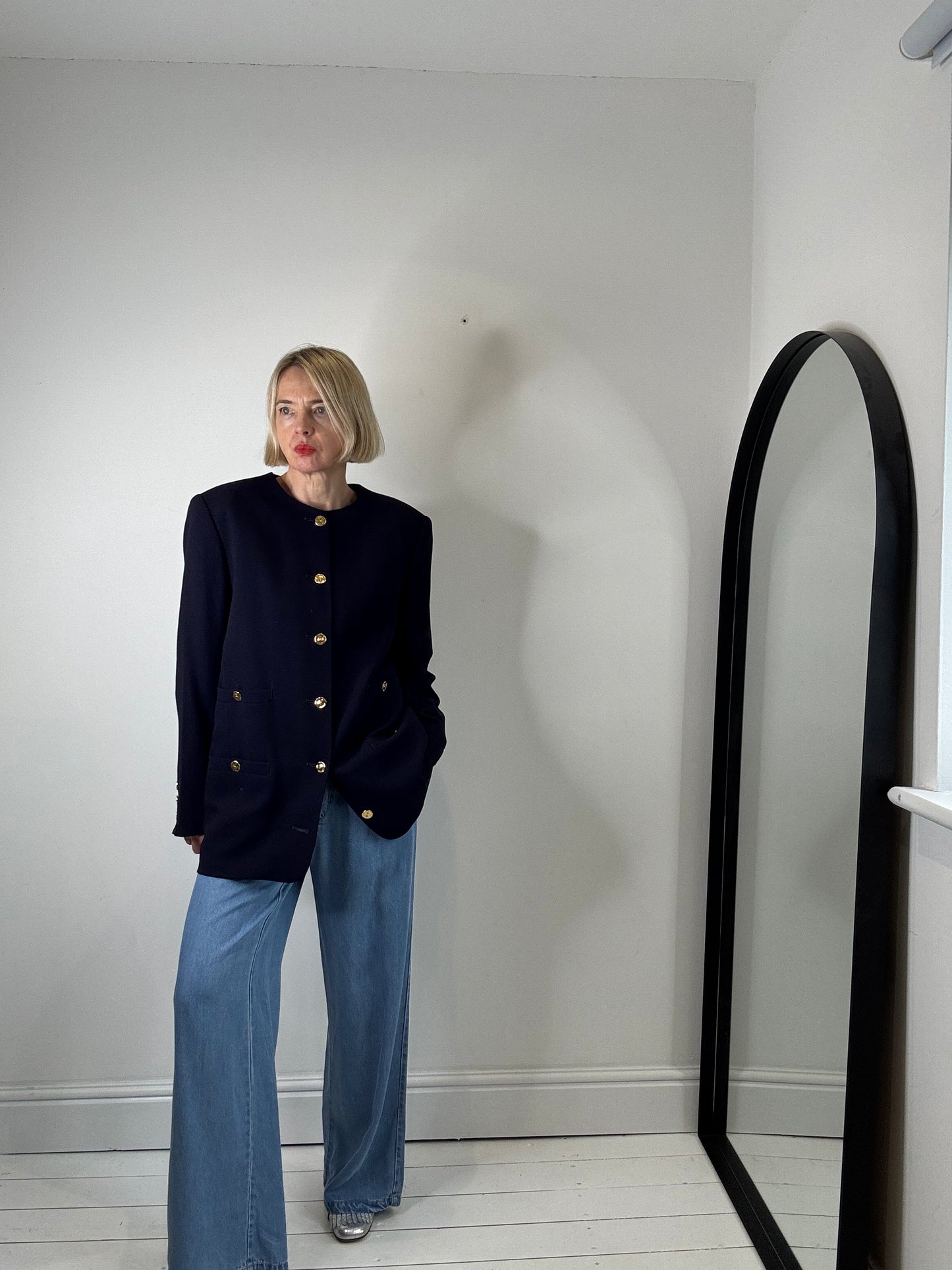 VINTAGE Jaeger crepe jacket