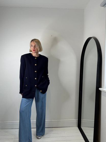 VINTAGE Jaeger crepe jacket