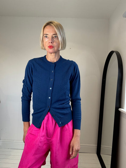 VINTAGE cable stitch cardigan