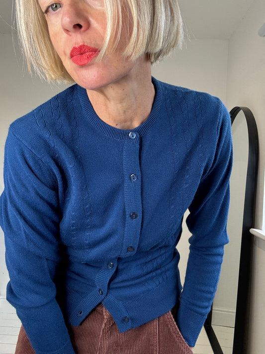VINTAGE cable stitch cardigan