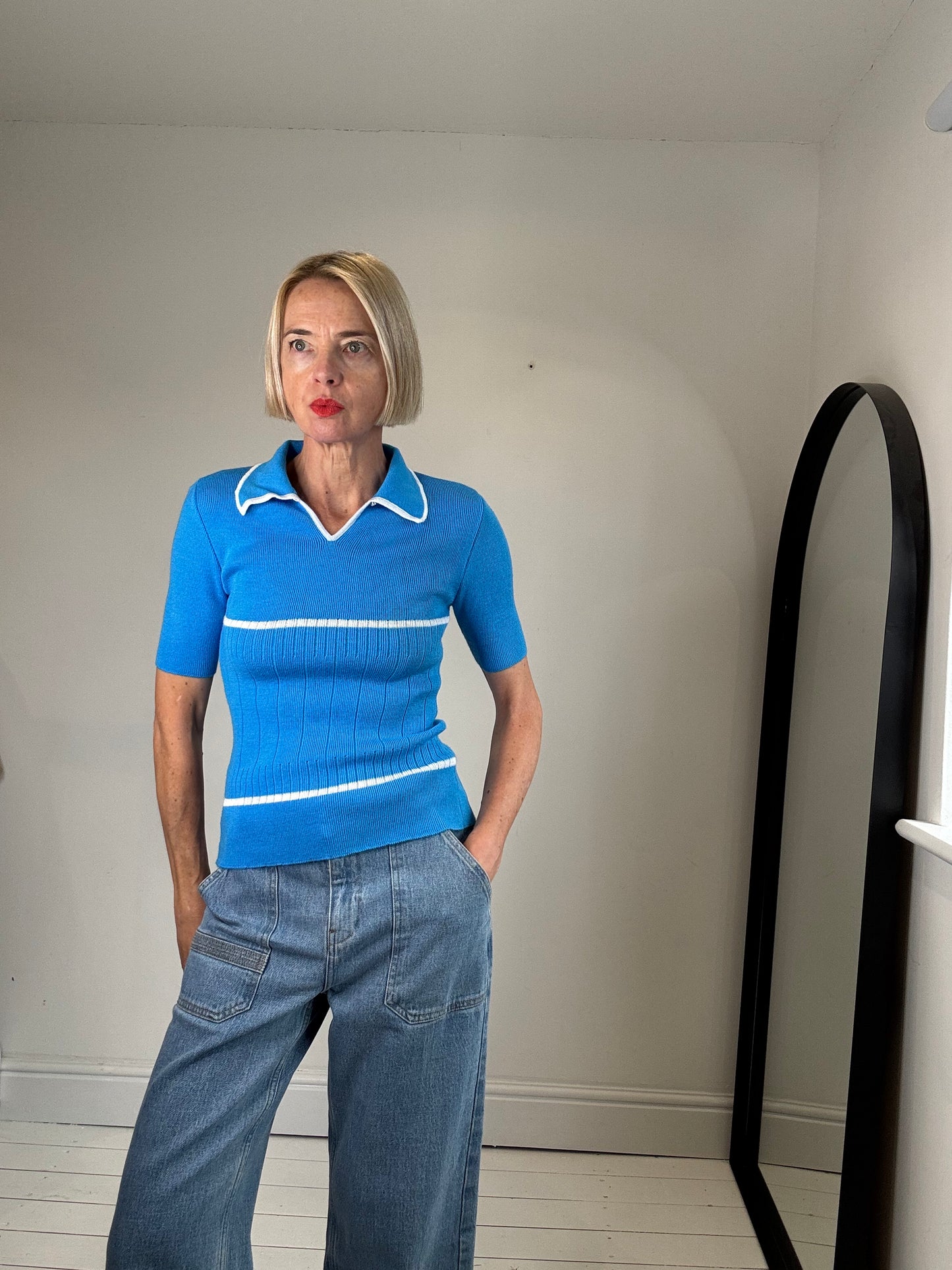 VINTAGE tipped knit