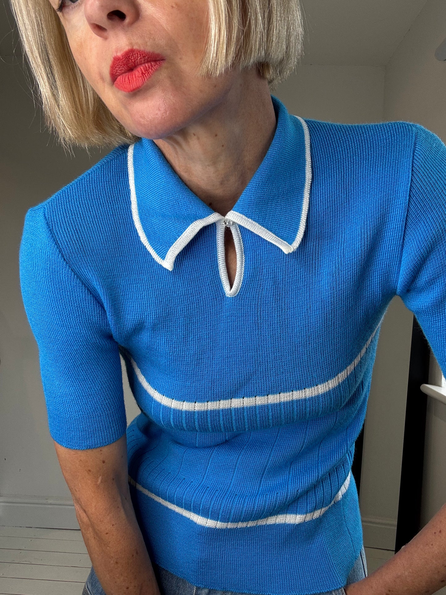 VINTAGE tipped knit