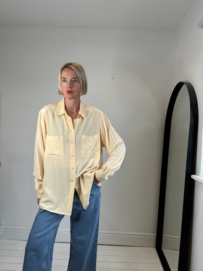 VINTAGE Jaeger silk shirt