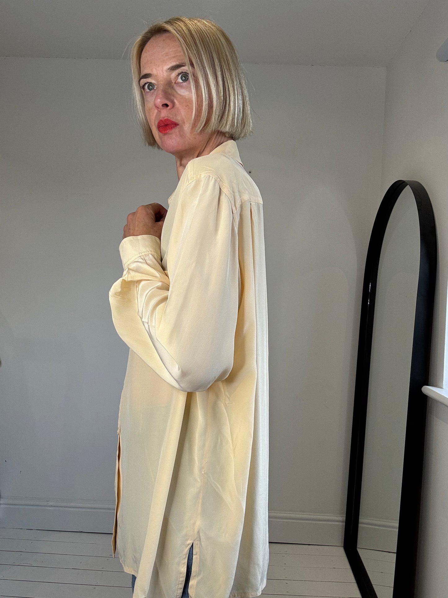 VINTAGE Jaeger silk shirt