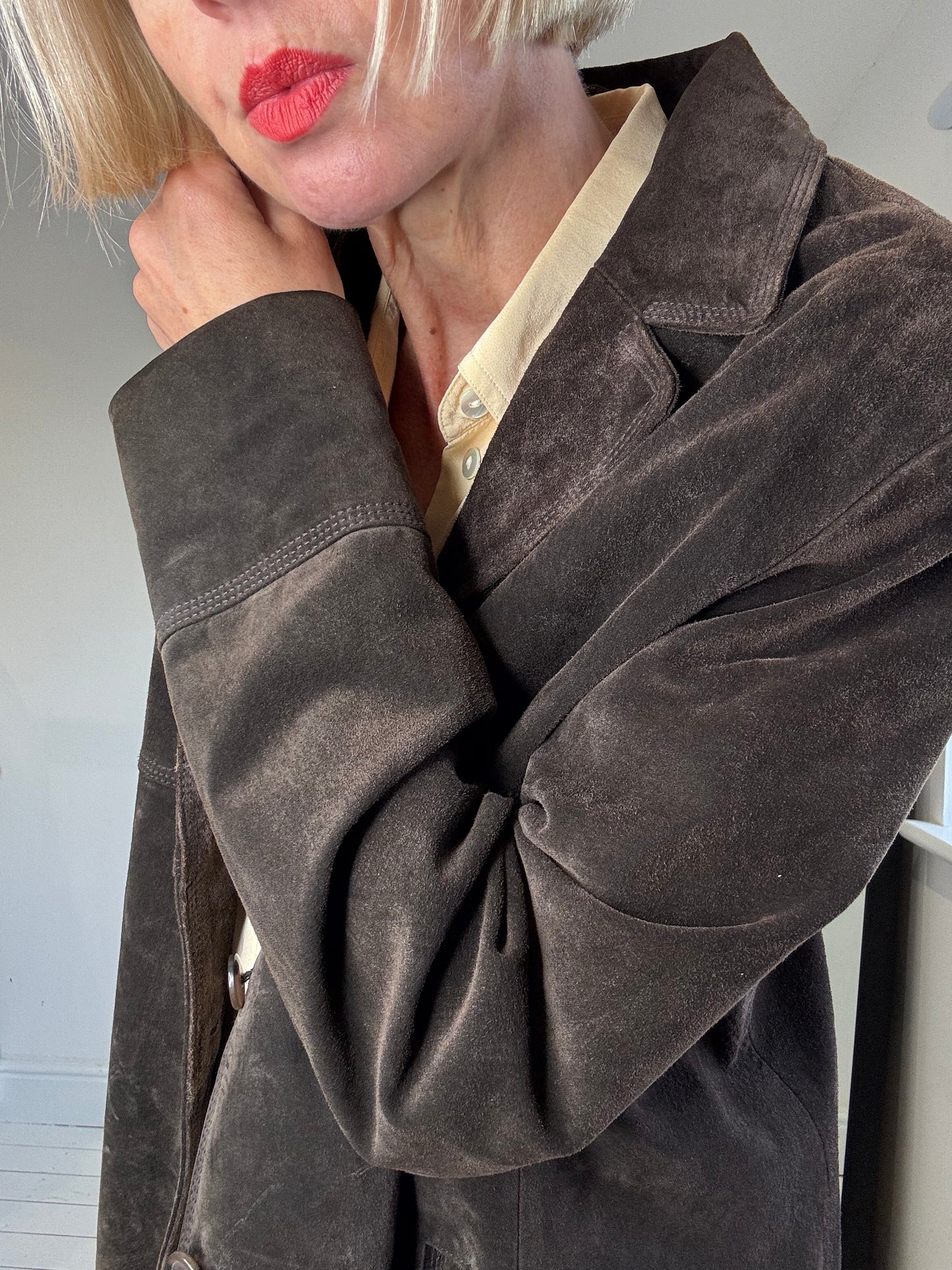 VINTAGE suede jacket