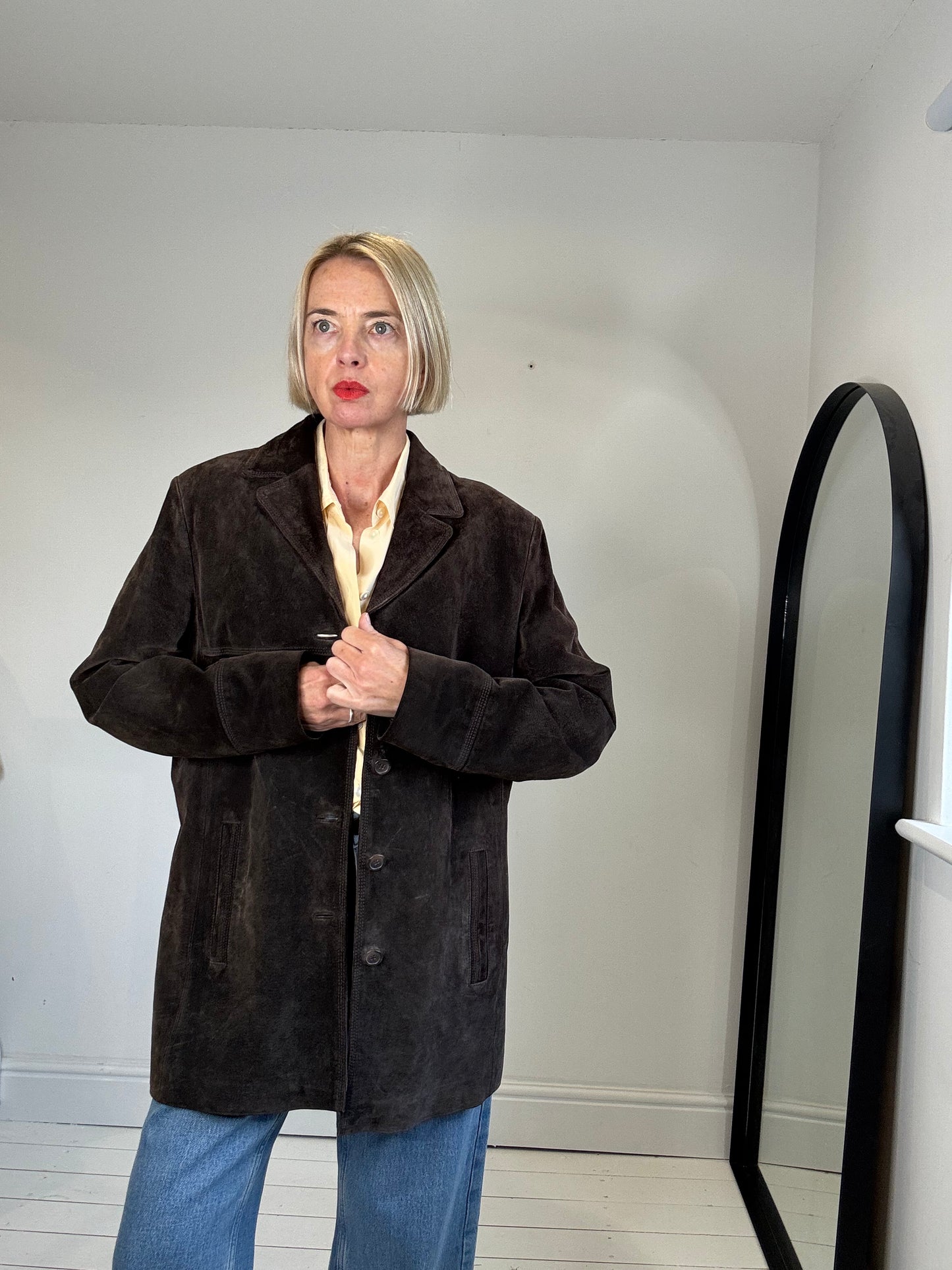 VINTAGE suede jacket