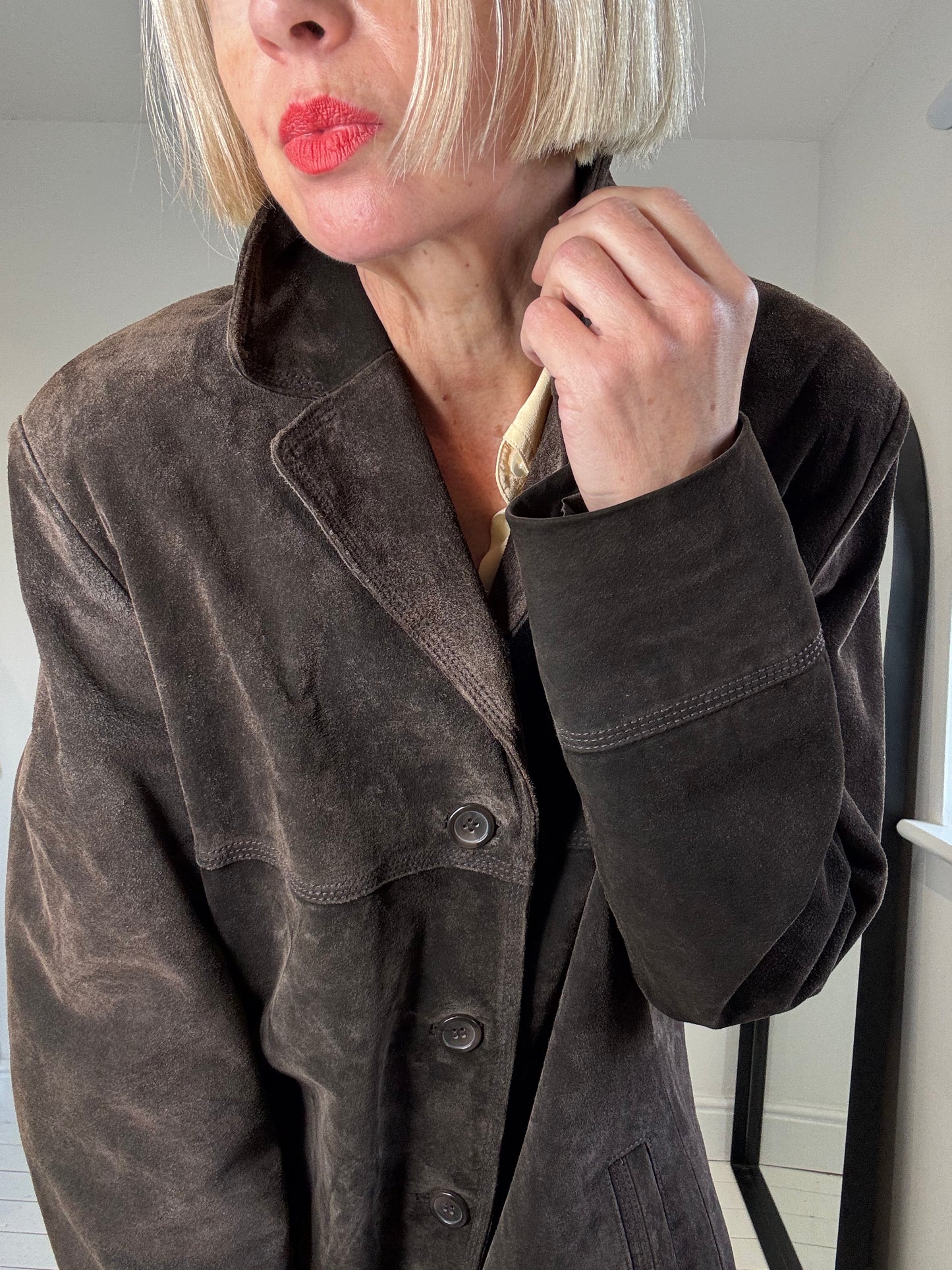 VINTAGE suede jacket