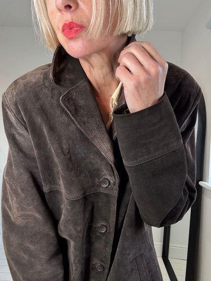 VINTAGE suede jacket