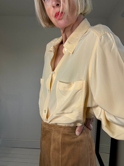 VINTAGE Jaeger silk shirt