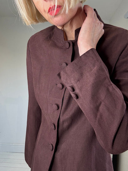 VINTAGE Nehru waisted jacket