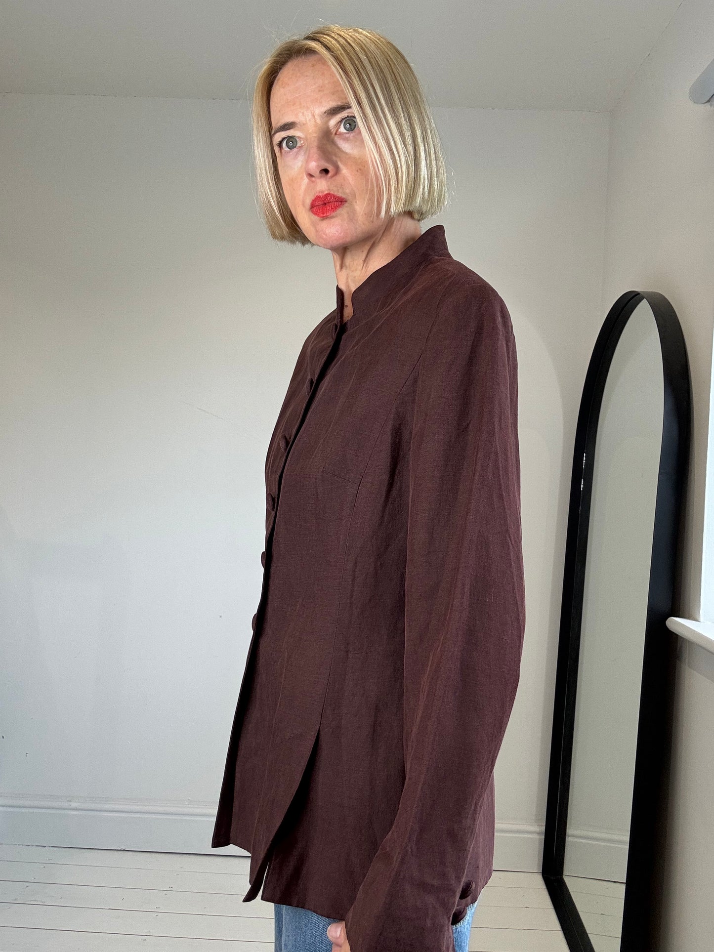 VINTAGE Nehru waisted jacket