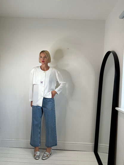 VINTAGE 'cape' blouse