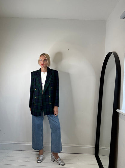 VINTAGE Black Watch blazer