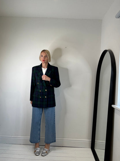 VINTAGE Black Watch blazer