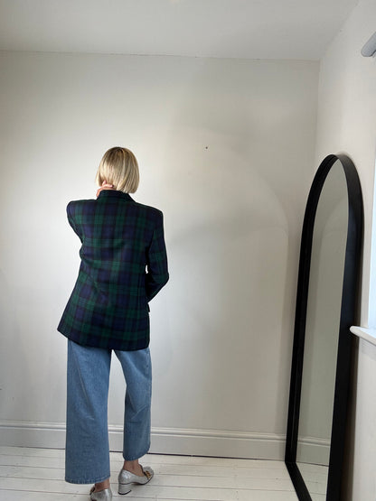VINTAGE Black Watch blazer
