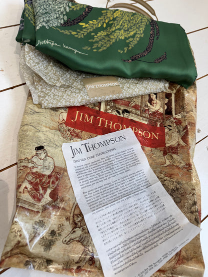 NEW Jim Thompson silk scarf