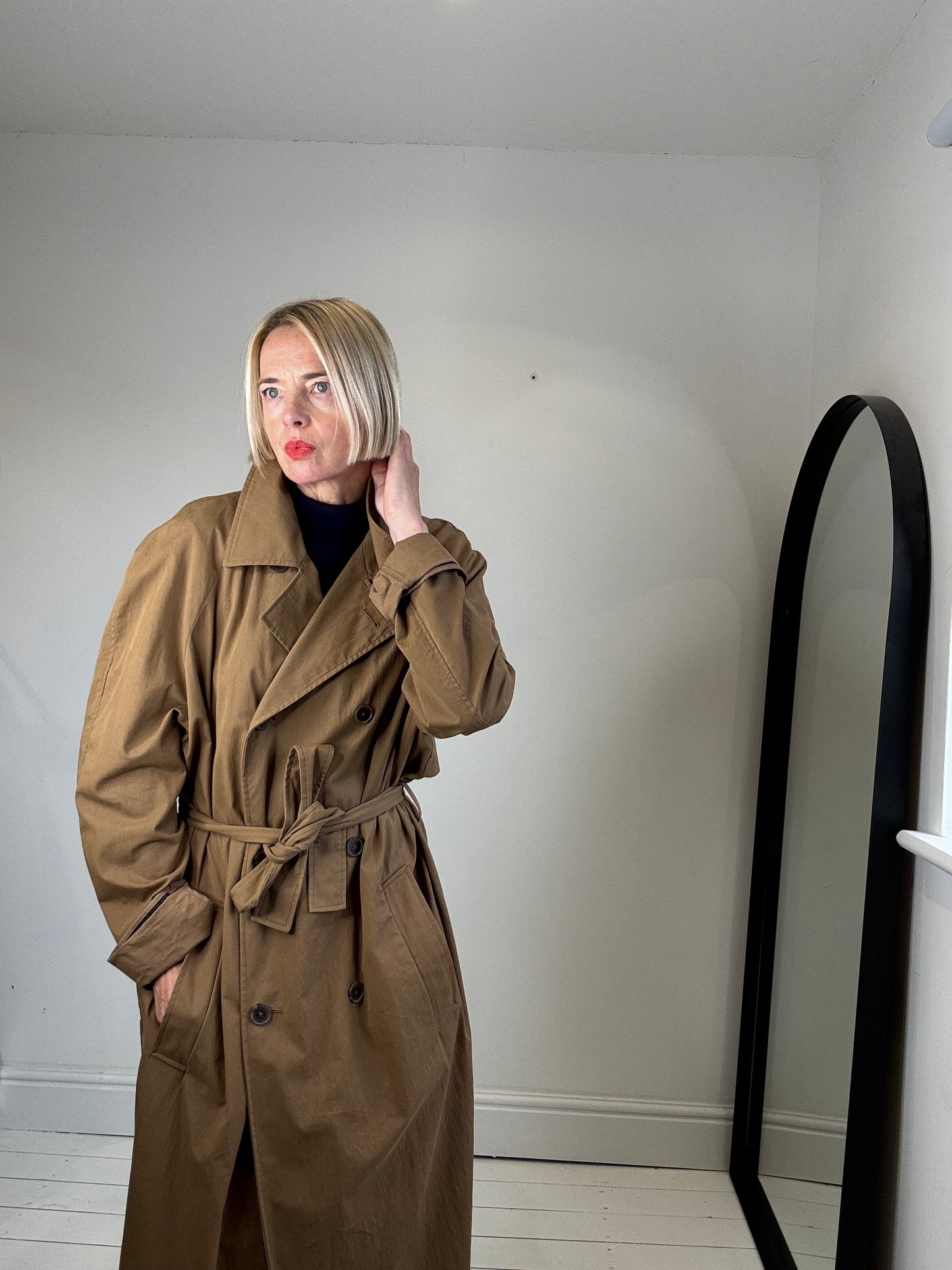 DB belted trench