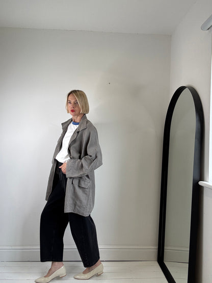 JOYCE RIDINGS linen jacket