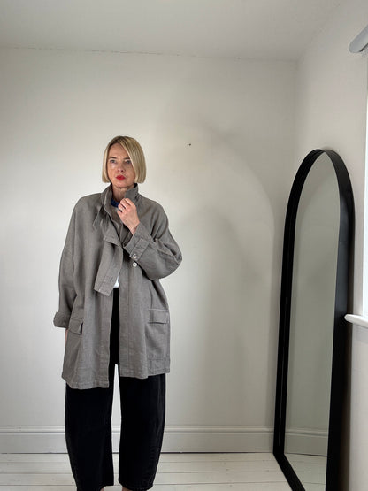 JOYCE RIDINGS linen jacket