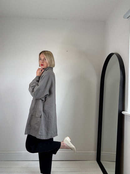 JOYCE RIDINGS linen jacket