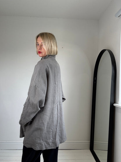 JOYCE RIDINGS linen jacket
