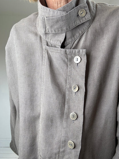 JOYCE RIDINGS linen jacket