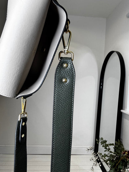 Leather cross body pouch