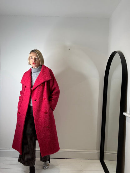 VINTAGE AQUASCUTUM boucle coat