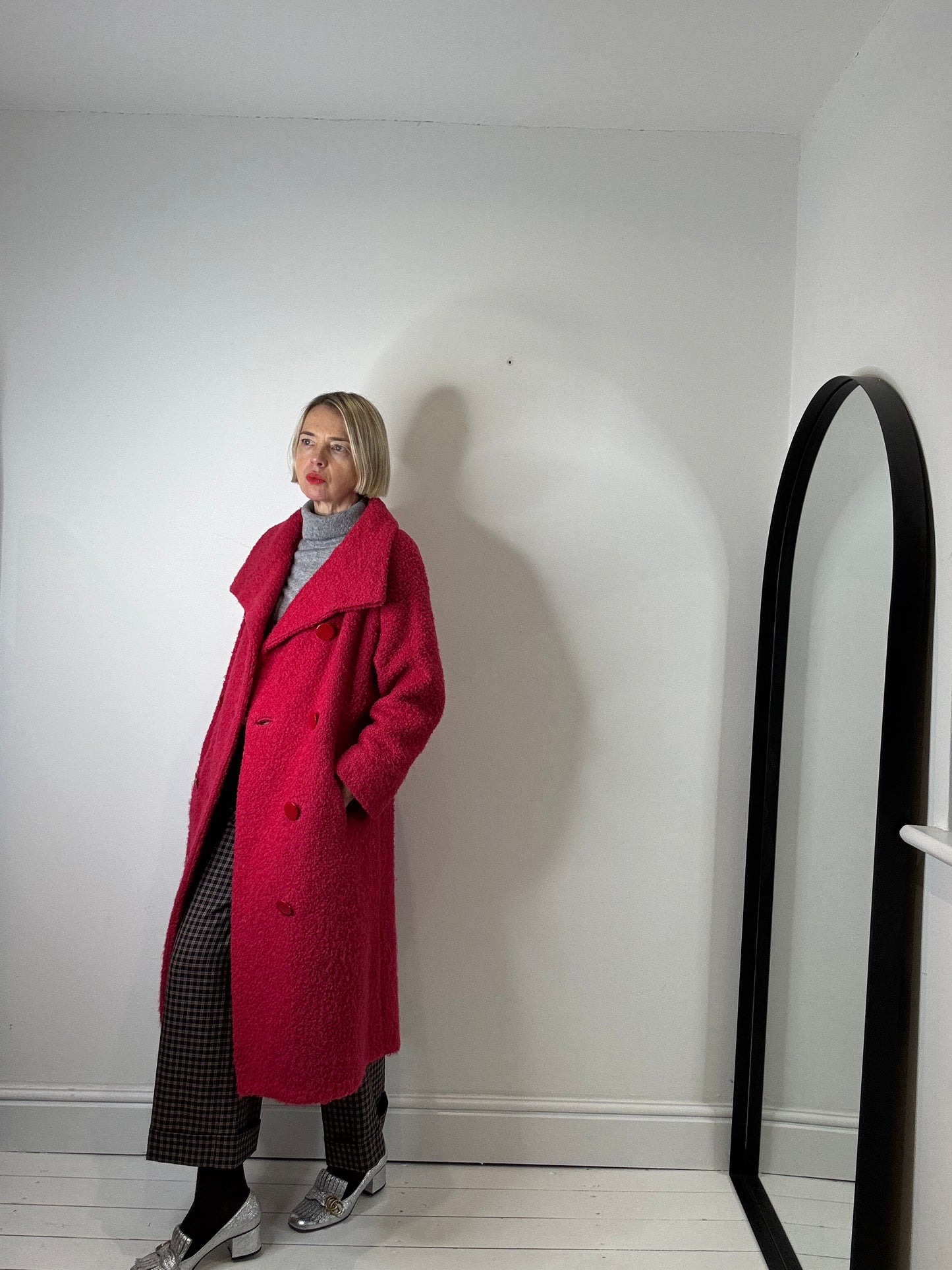 VINTAGE AQUASCUTUM boucle coat