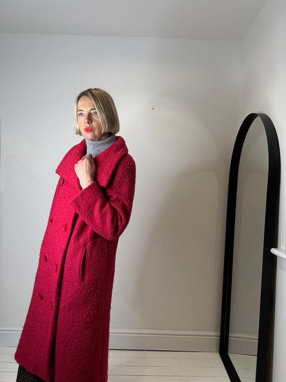 VINTAGE AQUASCUTUM boucle coat