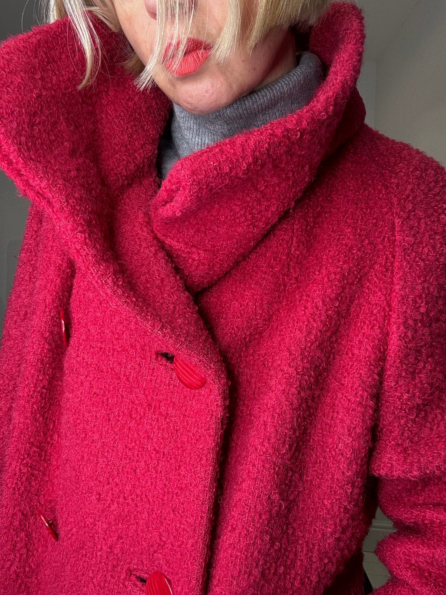 VINTAGE AQUASCUTUM boucle coat