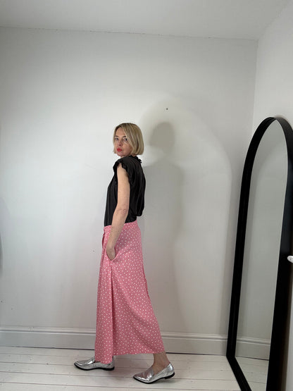 Polka dot skirt POCKETS