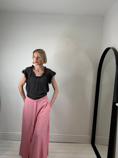 Polka dot skirt POCKETS