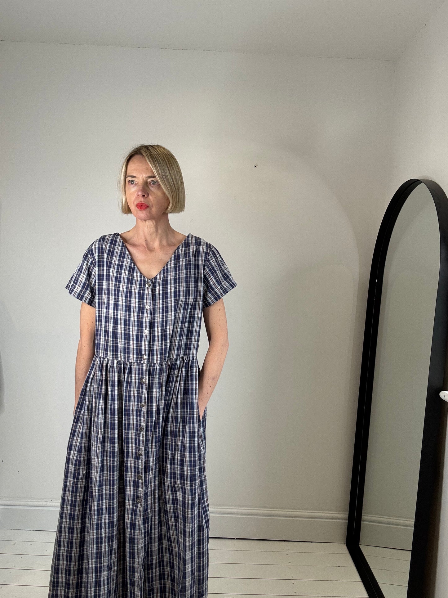 VINTAGE check dress