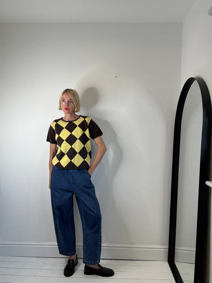 NEW VINTAGE Argyle knit
