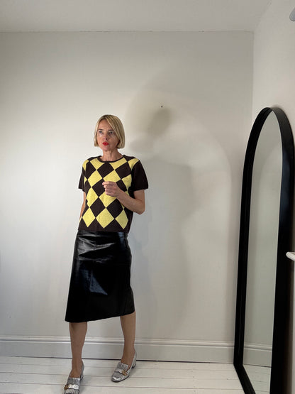 NEW VINTAGE Argyle knit