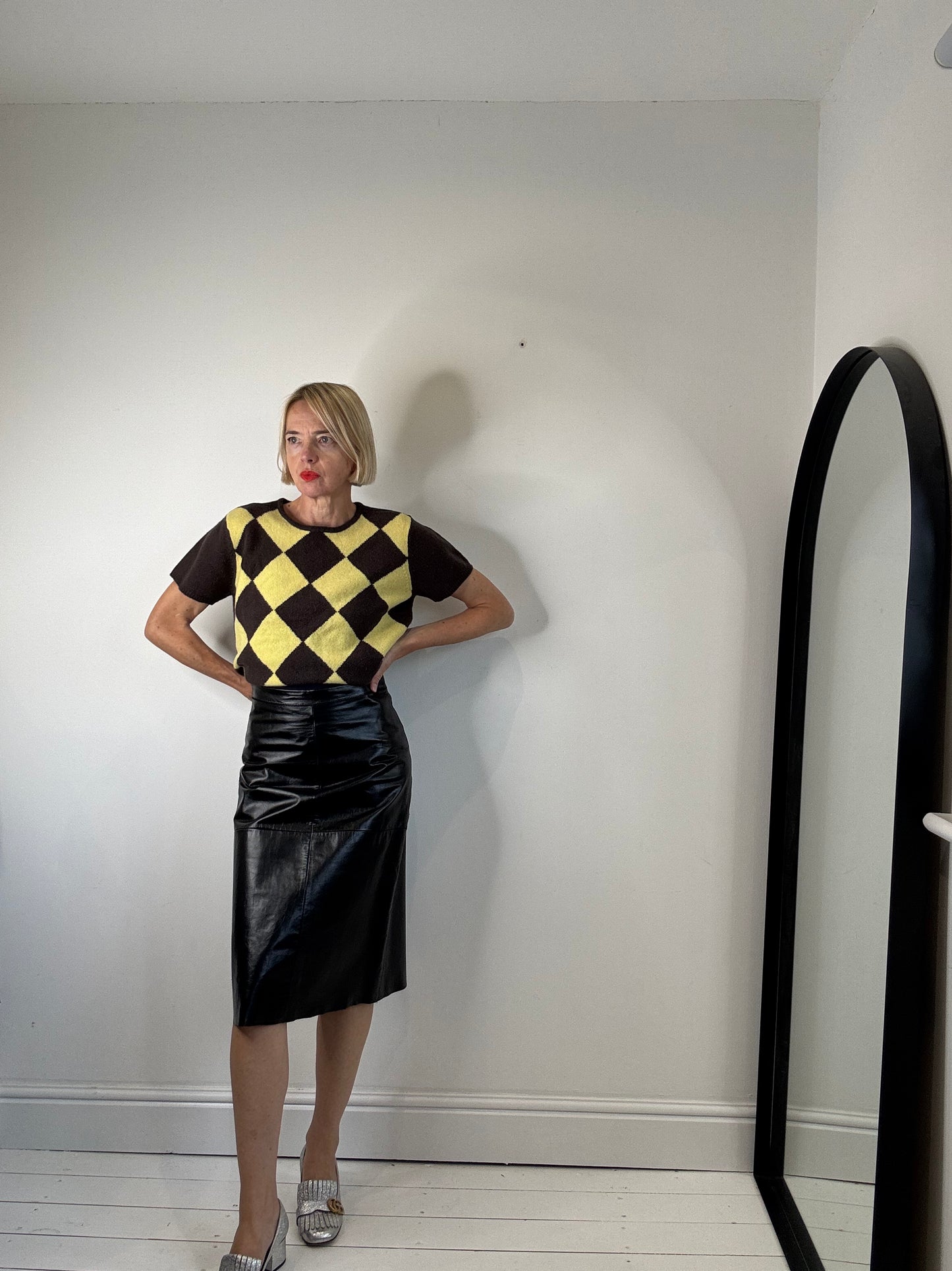 NEW VINTAGE Argyle knit